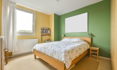 bedroom wall colour combination